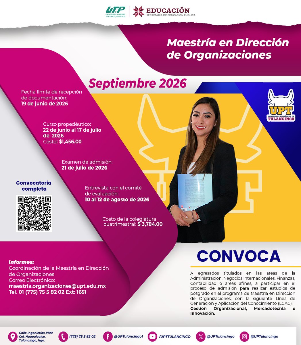 Universidad Politécnica de Tulancingo Oficial tweet media