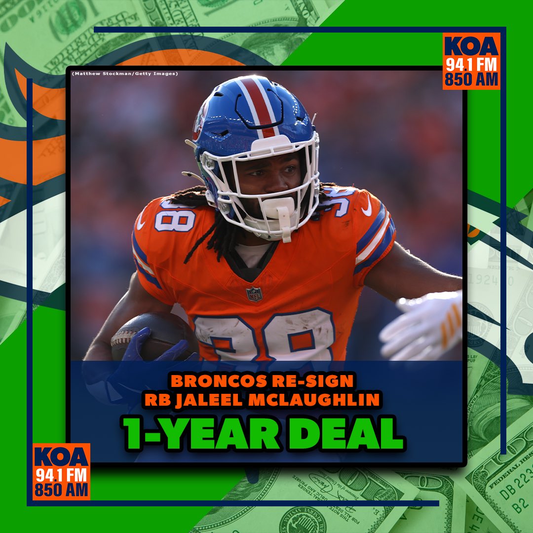 KOAColorado's tweet image. Jaleel is staying in the Mile High! (@RapSheet 1st)

Thoughts on the move, #BroncosCountry?