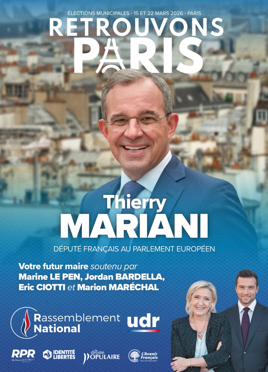 Retrouvons Paris avec Thierry Mariani tweet media