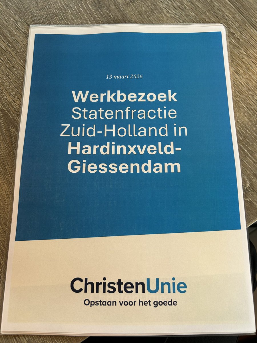 ChristenUnie Zuid-Holland tweet media