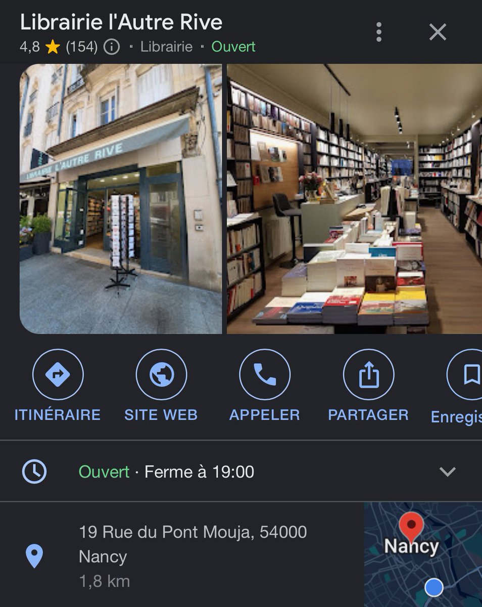 theomcx's tweet photo. les nancéins hésitez pas à aller acheter à l'Autre Rive, ils sont adorables, il y a des livres que je trouve nul part ailleurs mais ils sont menacés de fermeture :( https://t.co/jhepeNbYit
