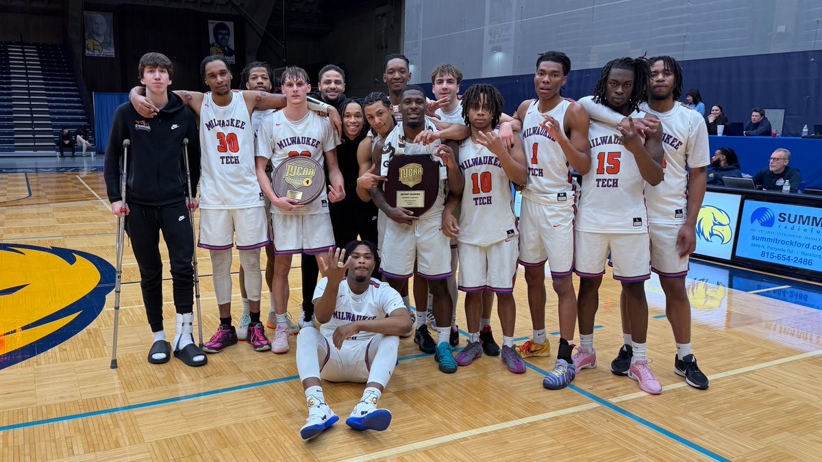 matcmilwaukee's tweet photo. The MATC men's basketball team is heading back to the NJCAA National Tournament! The Stormers earned the number three seed and their first game is next Tuesday at 3 p.m.

https://t.co/VDLn0CUiMz https://t.co/5bGfLcbk3t
