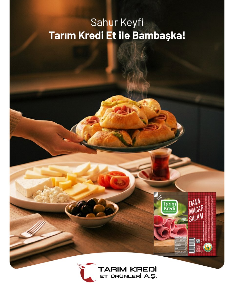 Sahurda aynı sofrada buluşmanın keyfi, Tarım Kredi Et lezzetleriyle yaşanır.

#TarımKrediEt #TarımKredi #DanaMacarSalam #Ramazan #Sahur