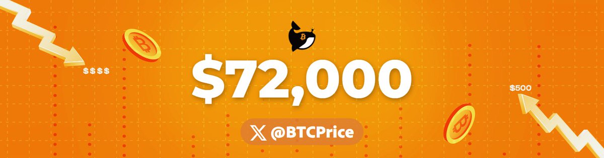 🟢 Bitcoin Price: $72,000