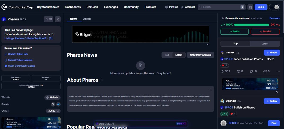 Gocto Sailors 🌊

Mega March is here, and the signal is clear.
<a href="/pharos_network/">Pharos | Mainnet Arc</a> 
<a href="/ironsidecrypto/">Mush</a>