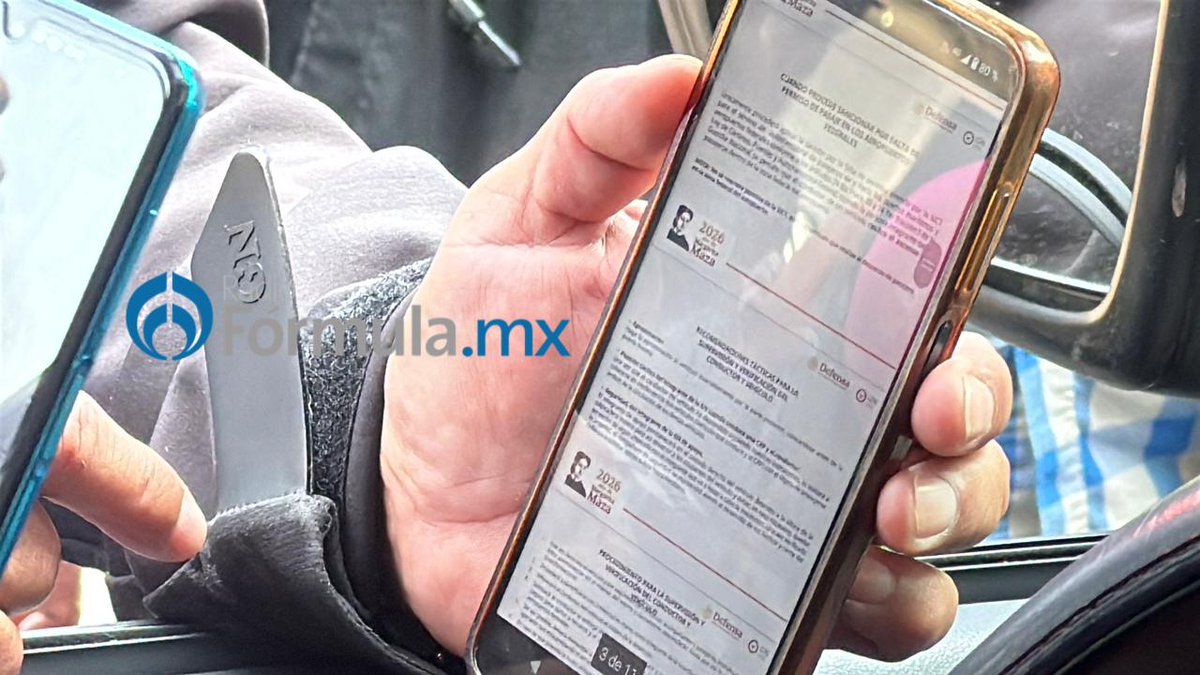 azucenau's tweet photo. 🚨 A partir de este viernes, elementos de la Guardia Nacional pueden infraccionar en el AICM, informan a conductores de plataformas digitales.

🗞️📹Andrea Meraz vía @Radio_Formula https://t.co/pomObHrGAN