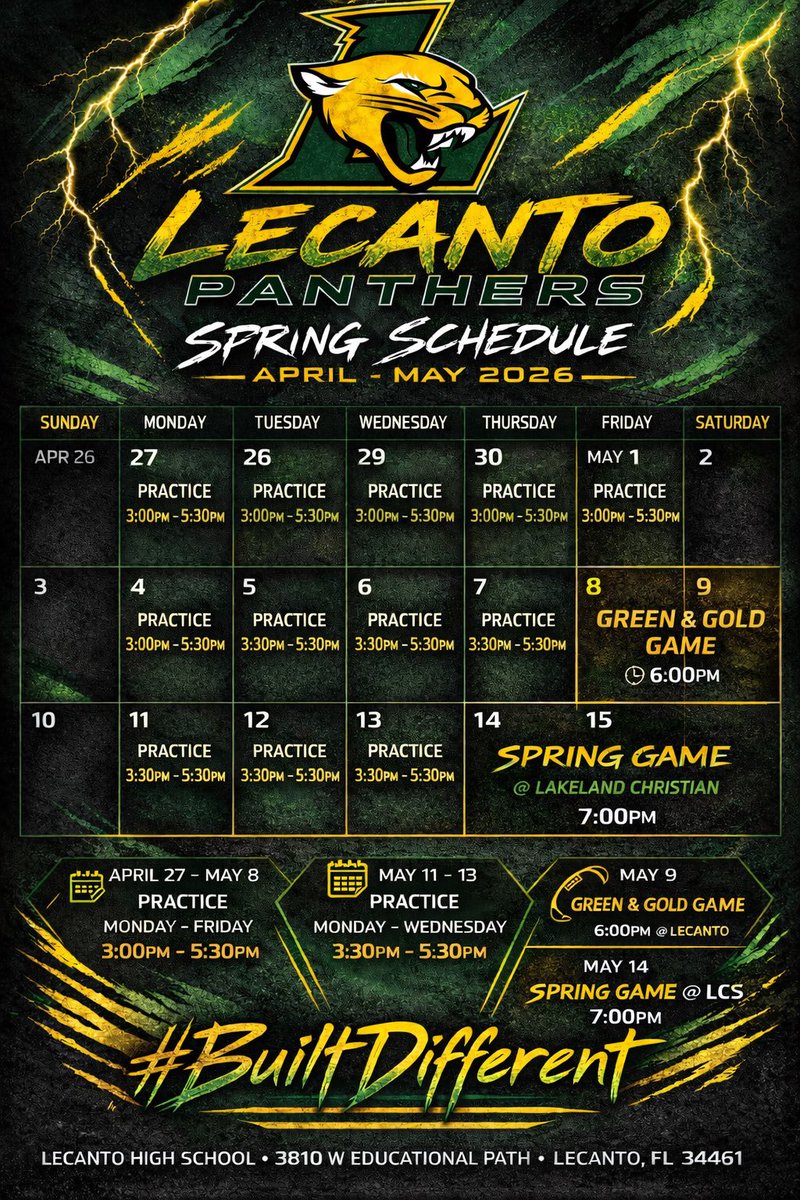 Lecanto Football tweet media