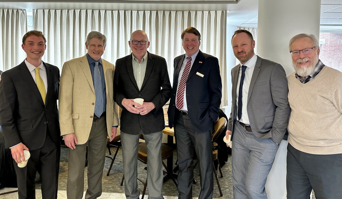 SRDC2's tweet photo. SRDC's Bob Flint was with his fellow Directors of he Regional Development Corporations of Vermont (RDC’s of Vermont) at today's morning coffee for legislators at the Vermont Statehouse. https://t.co/dquVZ81iFy