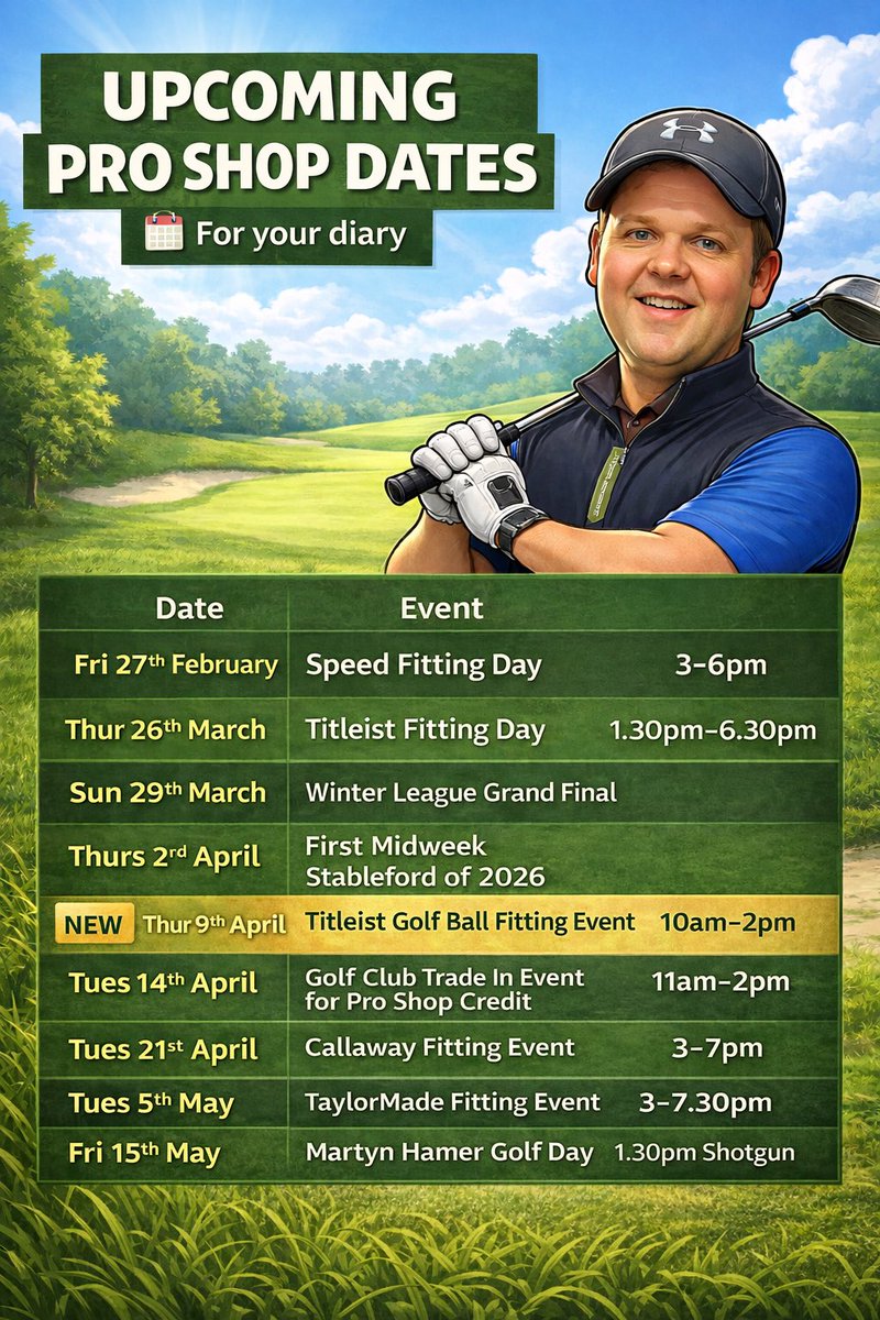 Davyhulme Park Pro Shop tweet media