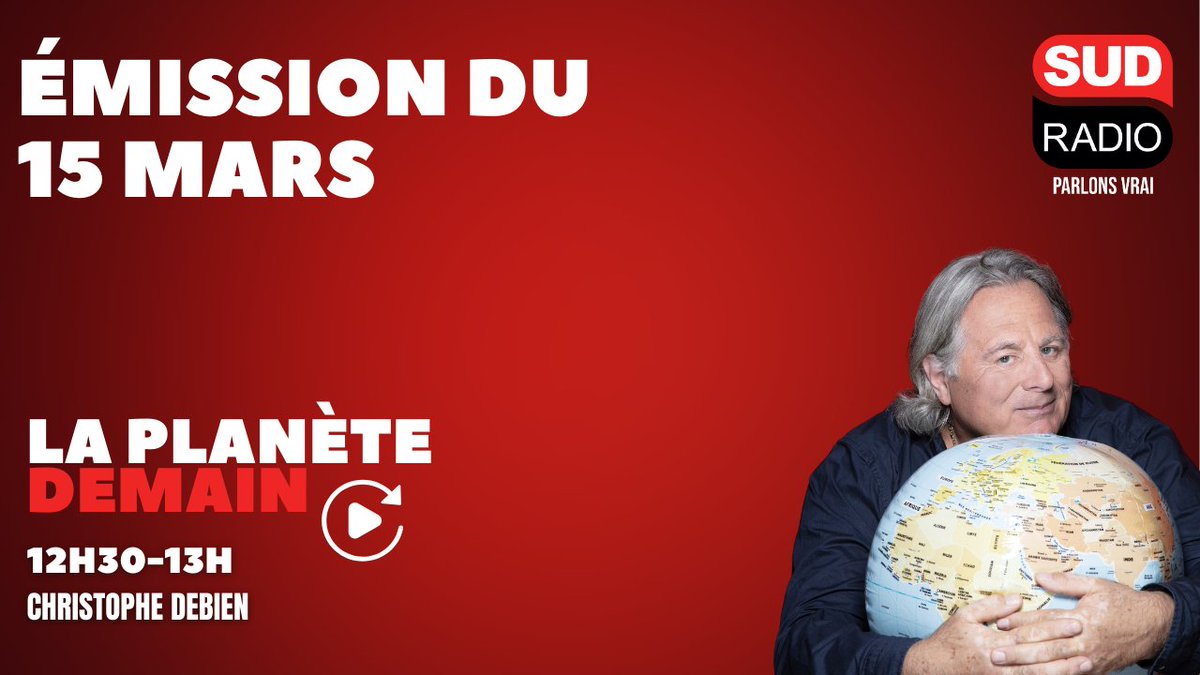 SudRadio's tweet photo. 🌏  Vous avez manqué La planète demain ce dimanche ?

🎙️ @ChrisDebien a reçu deux nouveaux acteurs de la transition écologique positive : Paul de Preville cofondateur d’Ensol qui accompagne chaque foyer vers une énergie propre et abordable, et Annabelle Richard, directrice chez @Utopies_Paris qui a produit une étude intitulée "Océan, angle mort des stratégies d’entreprises".

Le replay : https://t.co/otDbEqygq8