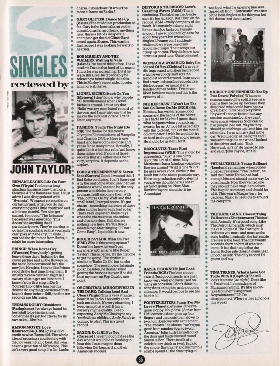 He tried to nick my girlfriend once but you couldn’t help but like him he was a lovely guy ♥️