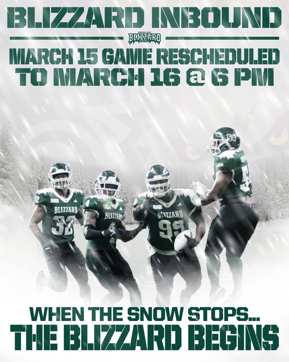 Green Bay Blizzard tweet media