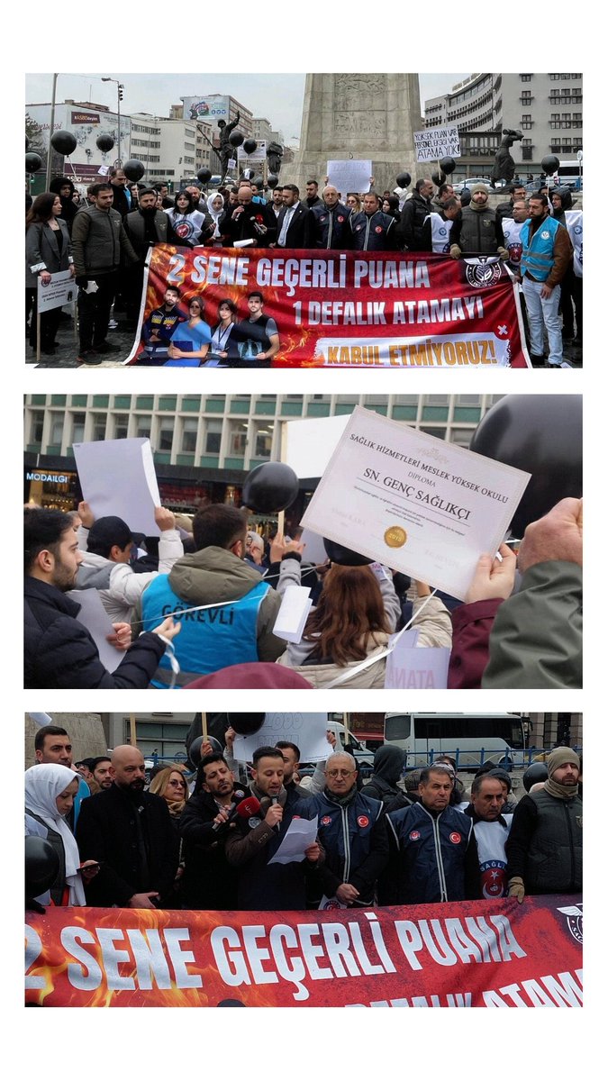 📢 Sağlık camiasının gözü kulağı atamalarda!

Yıllardır emek veren binlerce sağlıkçı, adil ve yeterli kontenjan bekliyor.
Sağlık hizmeti güçlü personelle olur.

#2024SağlıkçıMağdur