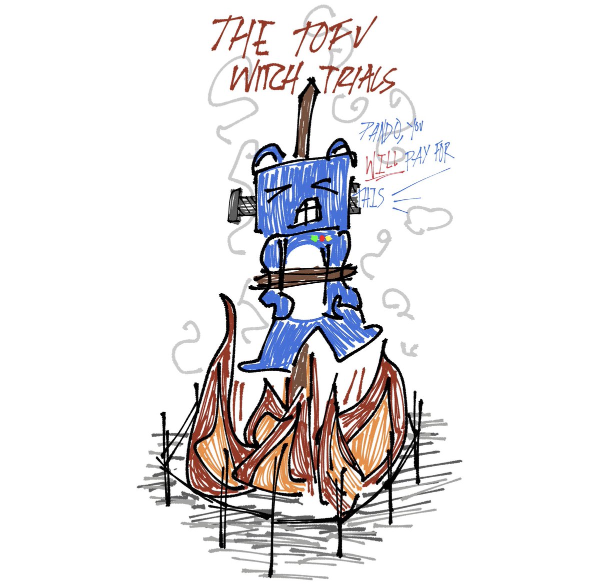 dahouse_guests's tweet photo. #DaHouse_Panda
THE PEOPLE HAVE SPOKEN. WE’RE BURNING PANDA-BOT TODAY. THE WITCH TRIALS HAVE BEGUN!!! https://t.co/wsDl5uIRT2
