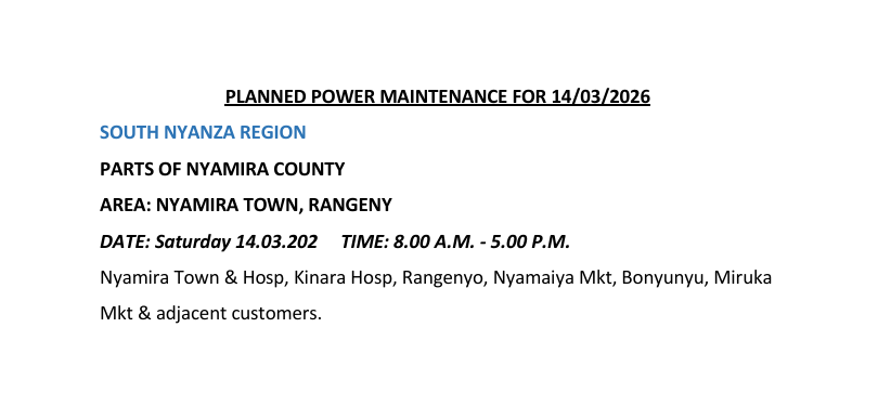 Kenya Power tweet media