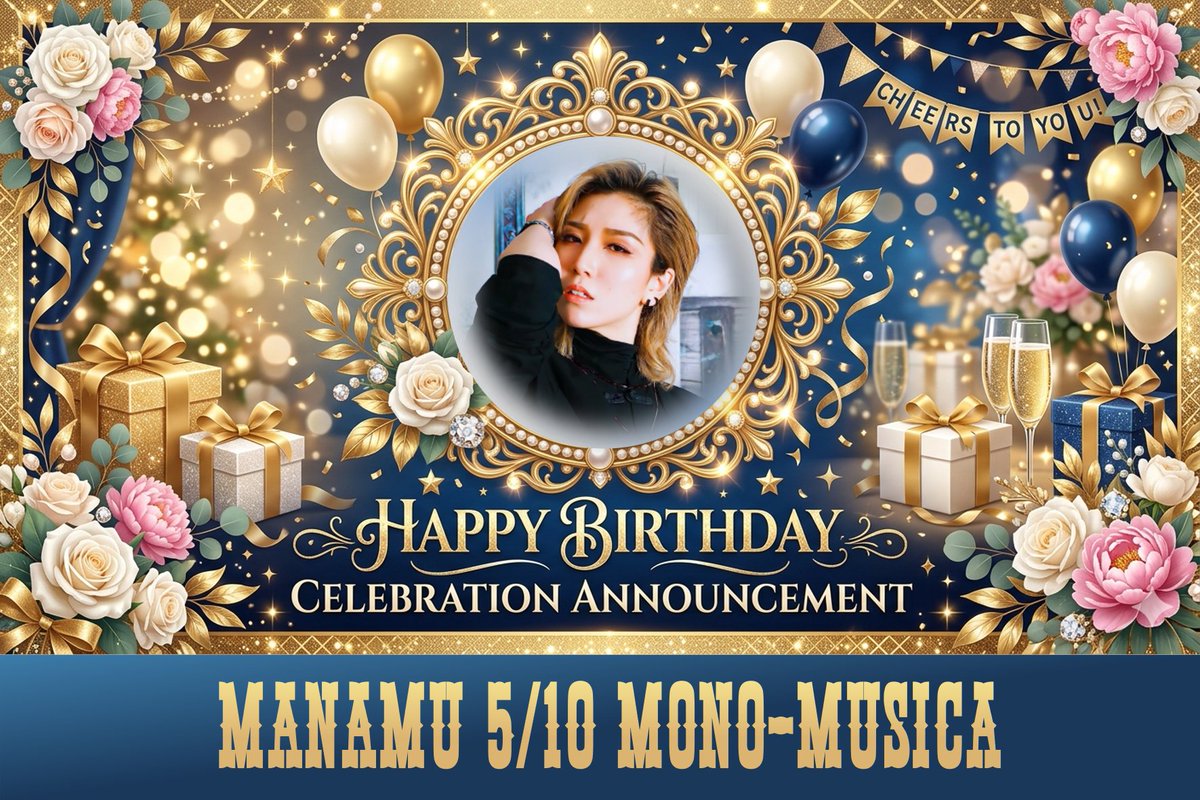 ⋱⋰✧̇·̩͙ ⋱⋰⋱⋰ ✧̇·̩͙⋱⋰⋱⋰ ✧̇·̩͙⋱⋰ まなむさん 🎂誕生日