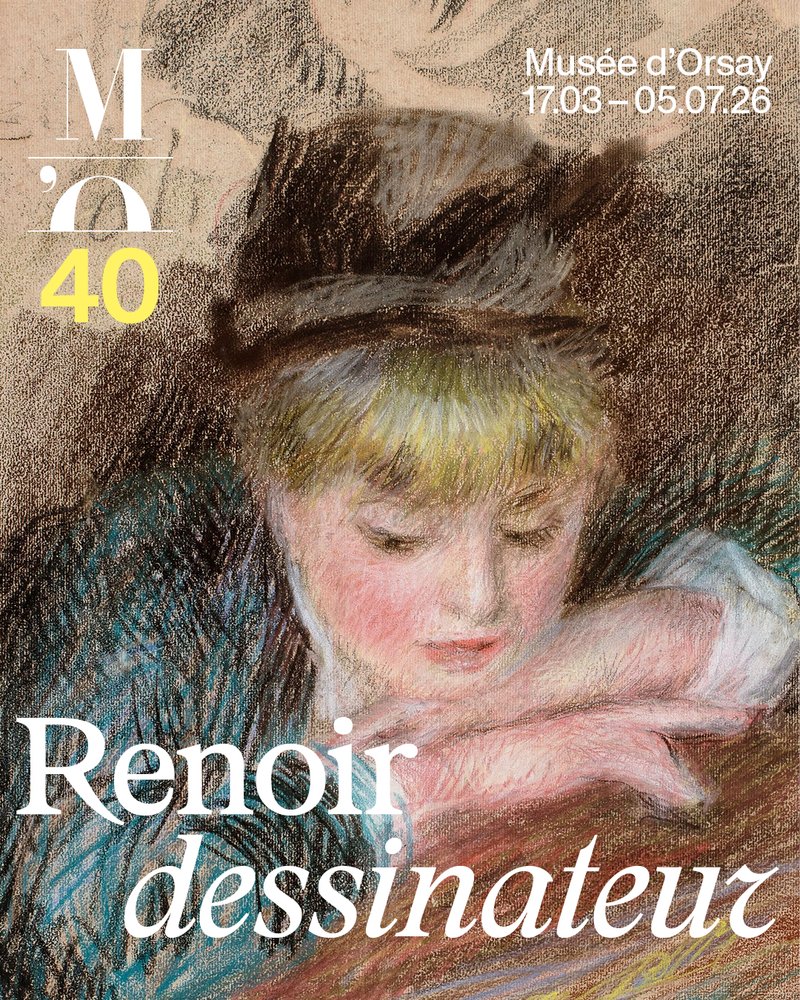 MuseeOrsay's tweet photo. «Renoir dessinateur»
17 mars- 5 juillet 👉https://t.co/jODt2PDc90

Cette expo met en lumière l’importance des techniques sur papier dans l’évolution de l'art de Renoir et dévoile les liens entre ses peintures et ses dessins.

Avec le généreux soutien de @MorganStanley et @TF1. https://t.co/yWxTii7Sov