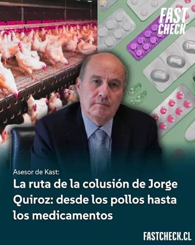 LaKollonka's tweet photo. @biobio Quiroz el artífice de la colusión y el engaño a todos los chilenos, condenado por el tribunal de libre competencia, entregando cifras  ?? 
Me rio toda la tarde 🤣🤣🤣🤣🤣 https://t.co/xwet8TtynX