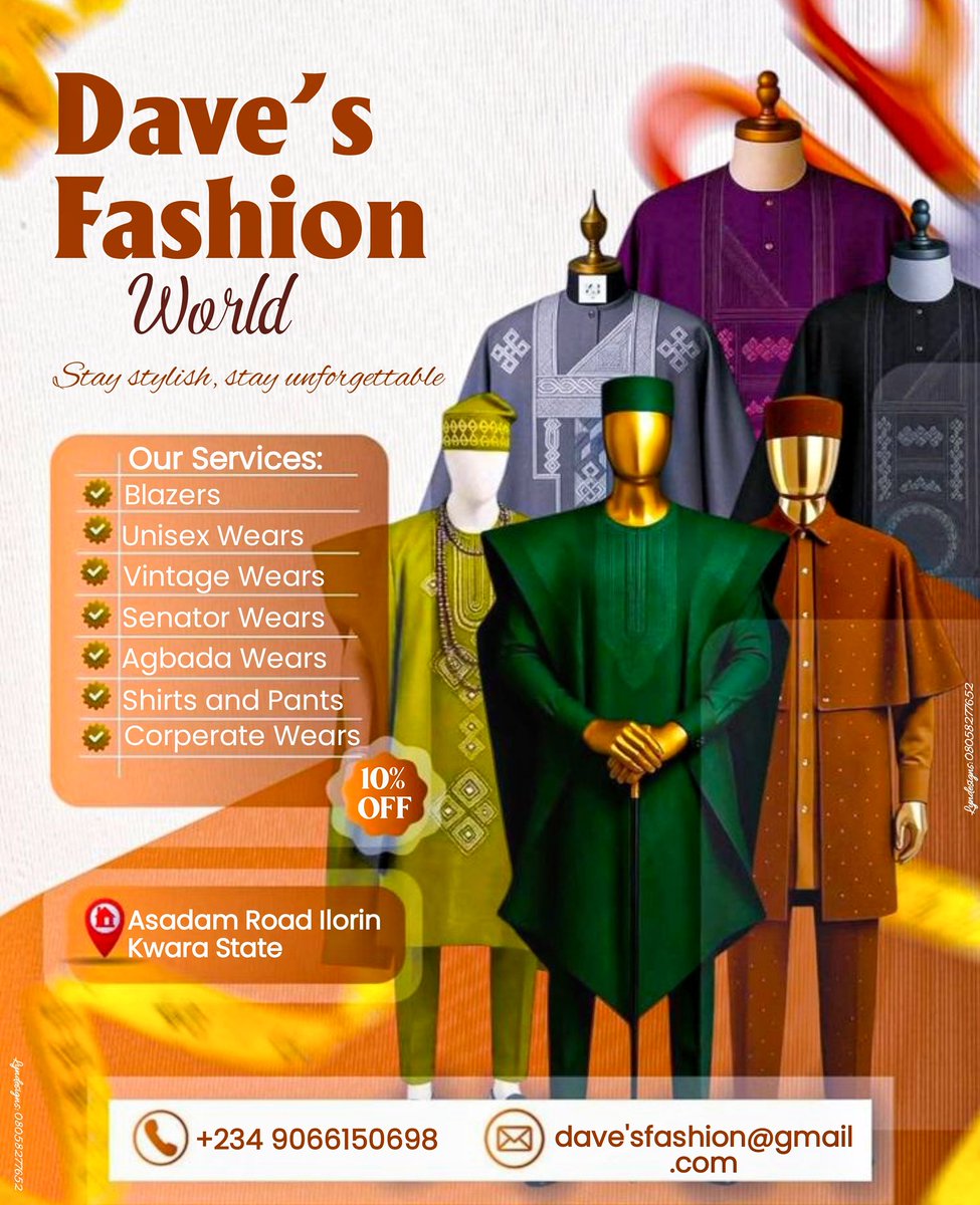 EvelynOlal17356's tweet photo. TGIF Techies π©βπ»β¨
I designed a simple and clean fashion flyer with an attractive and easy-to-read layout.
#graphicsdesign #pixellab #graphicdesigner #lyndesigns #fashionflyer #designjourney #opentowork https://t.co/CaOvmh8Ed8