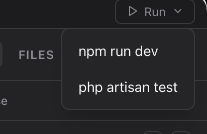 marcelpociot's tweet photo. We just released @getpolyscope 0.11.0 with a major addition - run scripts!
Define the scripts you want to run in your polyscope.json file - run them with CMD+Shift+R

They can also auto-start upon workspace creation 🔥 https://t.co/lprhMGDvqf