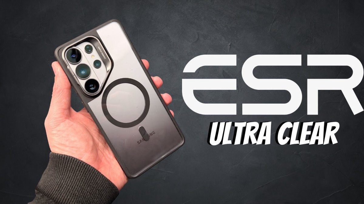 🚨 New Video 

ESR Hybrid Magnetic for Samsung S26 Ultra *The BEST Clear Case?!

youtu.be/c5hW51Onfrg