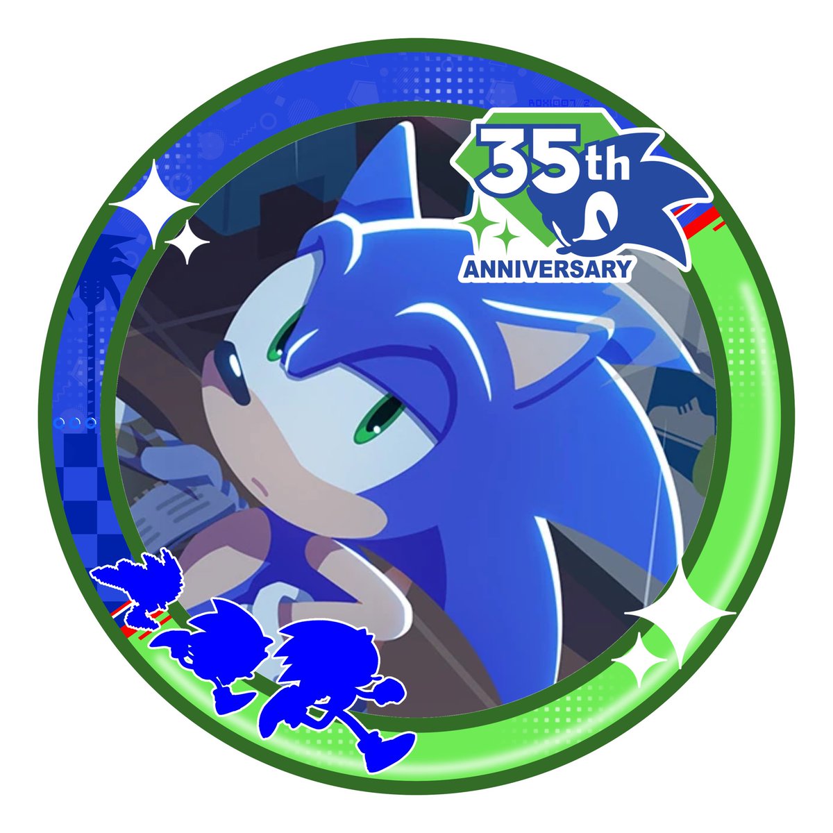 roxi0072's tweet photo. ‧₊˚✧ 💚Hacer bastante no hago una decoración para fotos de perfil espero que les agrade esta decoración sobre el #Sonic35thAnniversary!! 💙 ✧˚₊‧

si se preguntan es de uso libre 

ꜜ link de descarga ꜜ

⋙ https://t.co/ZQOgjUK67L ⋘ https://t.co/AL6NwBbpXy