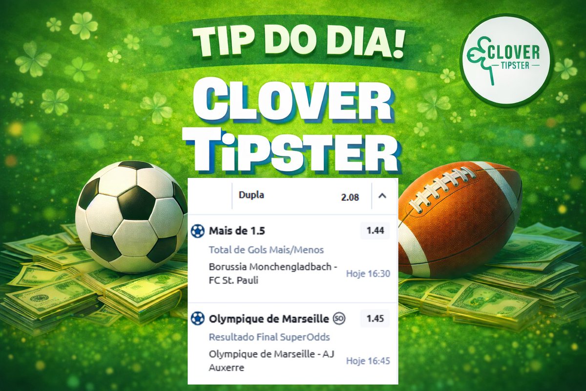 CloverTipster's tweet photo. Vamos buscar o GREEN para essa LINDA Sexta Feira? VEM! 🔥🔥🔥 https://t.co/LldMMeBMxL