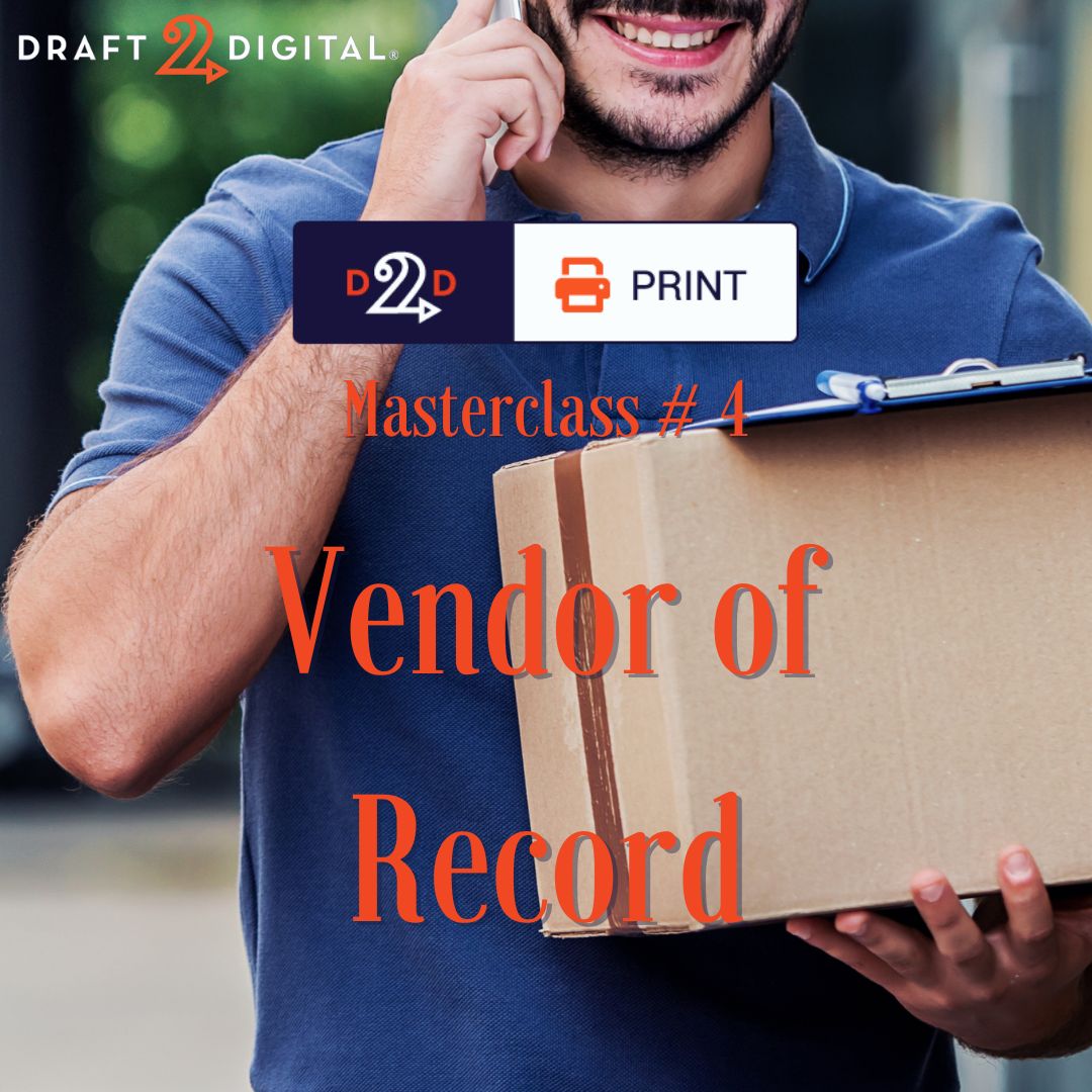 Draft2Digital's tweet image. Our Print Masterclasses have returned to the Blog for a fourth installment! This time, we talk about what the "Vendor of Record" means and how to best use your ISBNs when you publish your paperbacks with D2D Print draft2digital.com/blog/d2d-print…

#printondemand #d2dprint