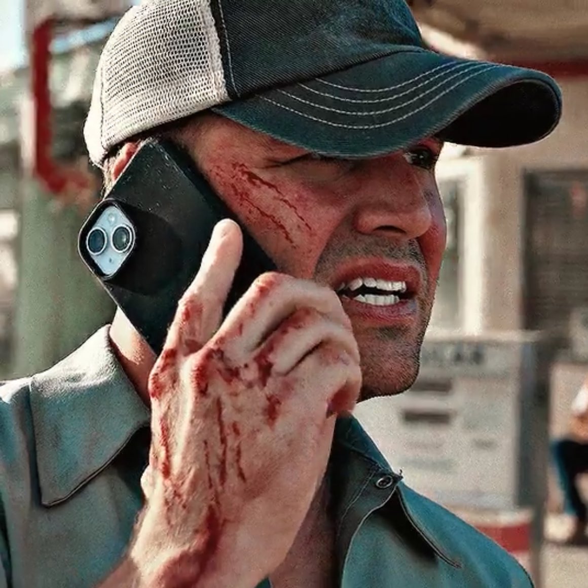 there’s something about them covered in blood…