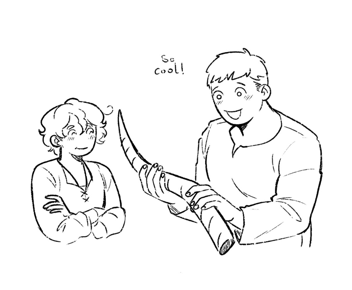 evil_leander's tweet photo. Low effort yumeslop doodle. Eat up, my oomflimgs
When the one sided crush is making you kinda go insane
#leanderart #laiander https://t.co/6j0eQaKg23