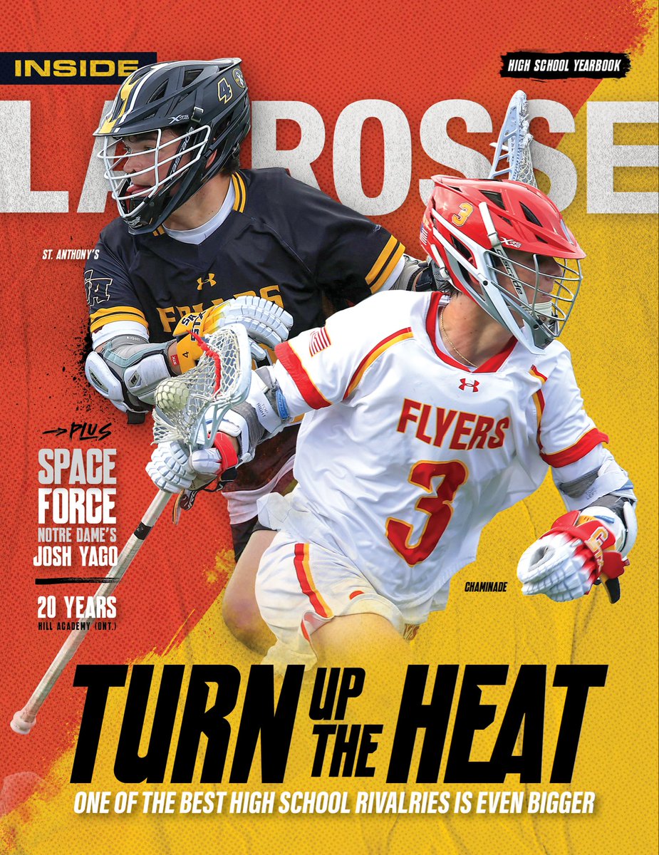 Inside_Lacrosse's tweet photo. 🚨 COVER REVEAL DAY! 🚨

Our High School Magazine Issue features two of the most storied programs in the game: the St. Anthony’s 🆚 Chaminade Rivalry.

With both teams in the top three this preseason, expectations are high for one of the best rivalries in the nation. https://t.co/PpQN02Nmdb