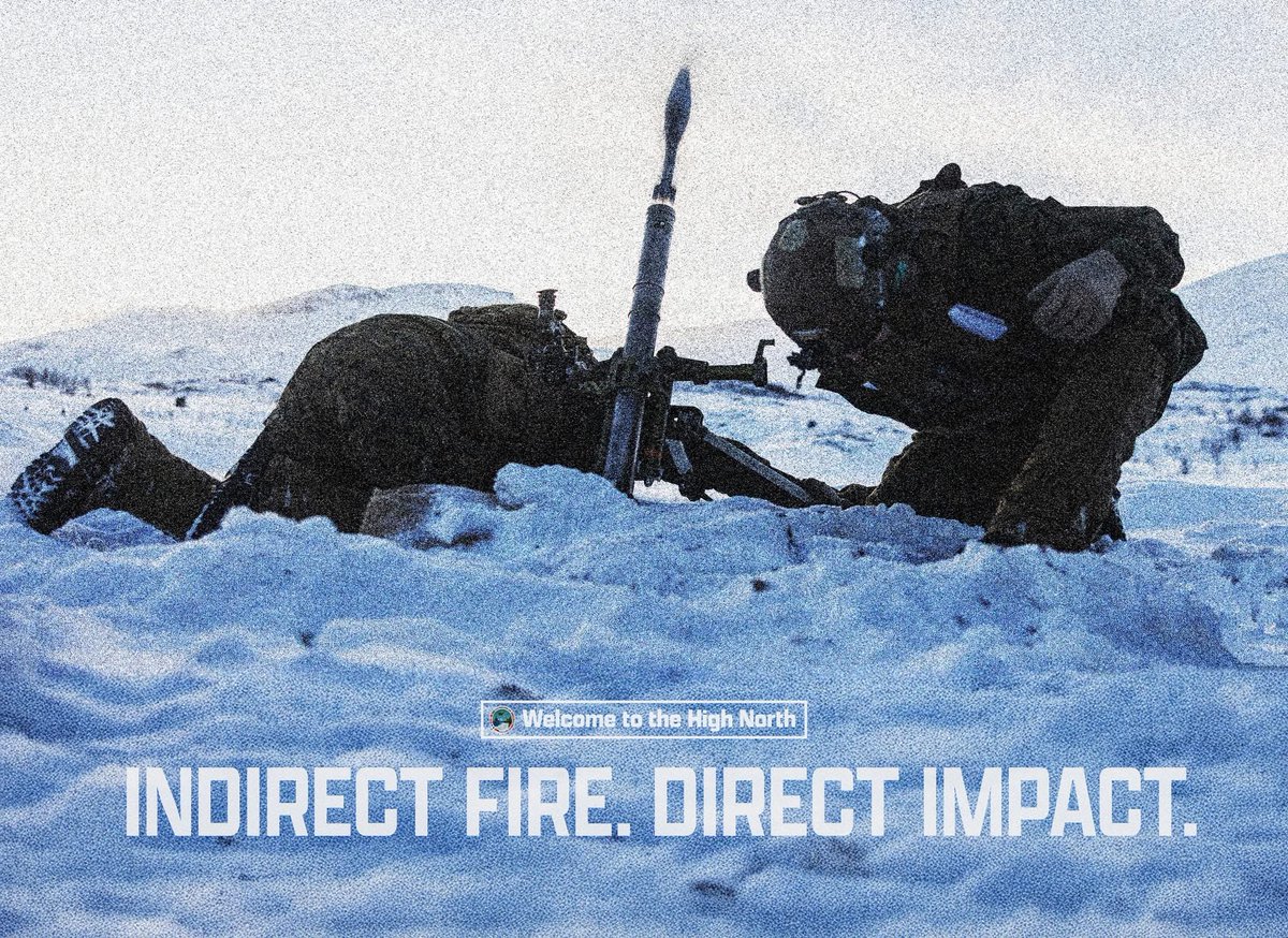 USMCFEA's tweet photo. Indirect fire. Direct impact.
Working in discipline teams, Marines rapidly calculate, adjust, and fire to support maneuver forces. Even when the target isn't visible, every round is guided by coordination, communication, and trust.
#ColdResponse #ArcticSentry
#NATO #CORE26 https://t.co/thofTNluYv