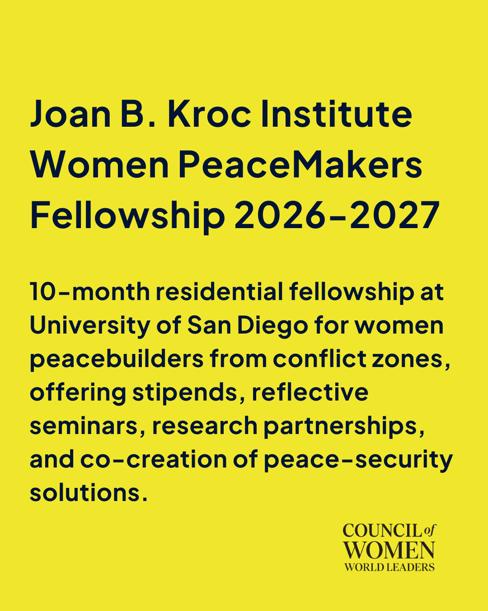 Council of Women World Leaders tweet media