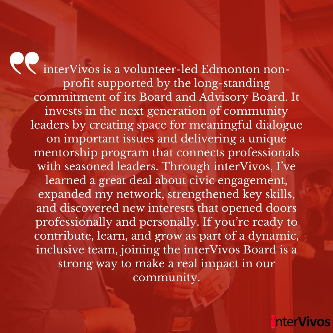 interVivosAB's tweet photo. Applications to join the interVivos Board close tomorrow.

If you have been thinking about applying, this is your sign. Deadline is tomorrow.

Link: https://t.co/wg2DRj0Pbt https://t.co/UENOkPIFTj