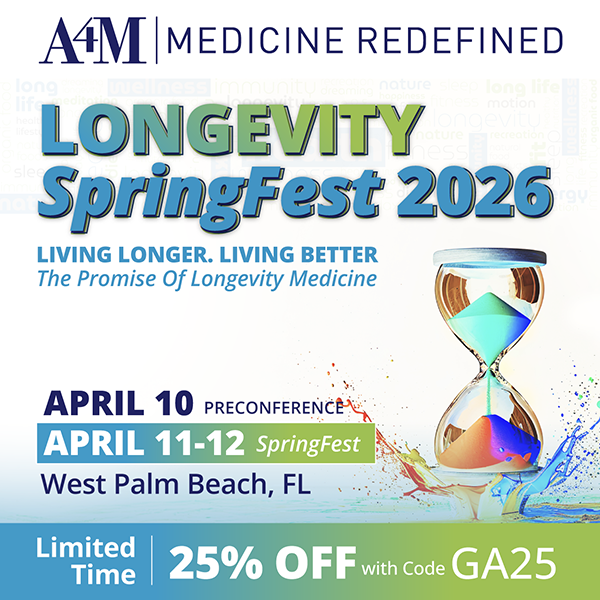 MAG1849's tweet photo. 📢 MAG Physicians: Join the 34th Longevity SpringFest for cutting-edge strategies in metabolic health, cardiovascular care, hormone balance &amp; more!

📅 April 11–12, 2026 | West Palm Beach, FL
🎉 Save 25% w/ code GA25 (valid thru March 24).

🔗 https://t.co/aGhbRnAXsb https://t.co/y9ecZjFgYi
