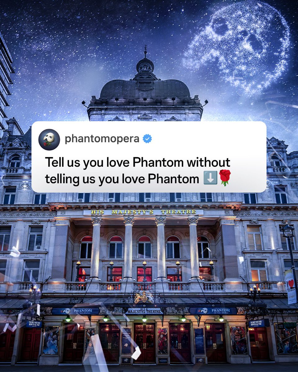 The Phantom Of The Opera tweet media