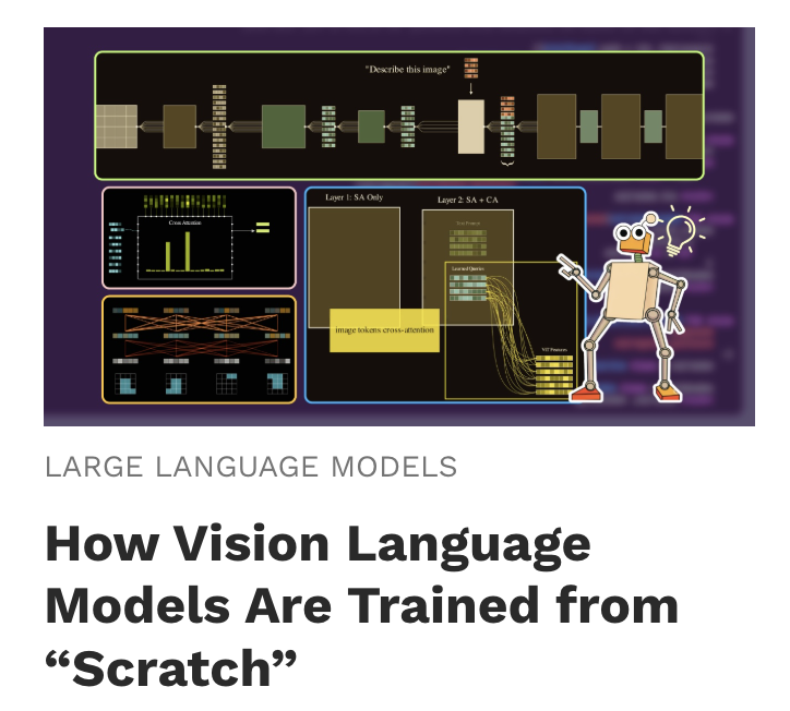 My essay on Vision Language Models just went live! 

Massive thanks to the <a href="/TDataScience/">Towards Data Science</a> team for featuring it on their Deep Dives section.

Read it here: towardsdatascience.com/how-vision-lan…

Conceptual deep dive, git repo, video tutorial - it's all in there!