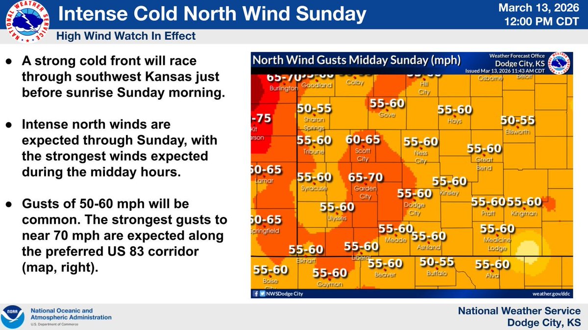 NWS Dodge City tweet media