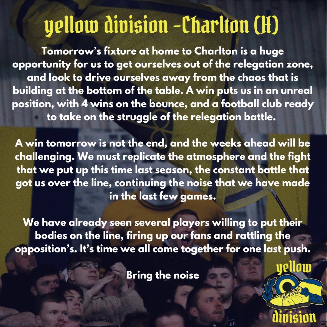 Yellow Division tweet media