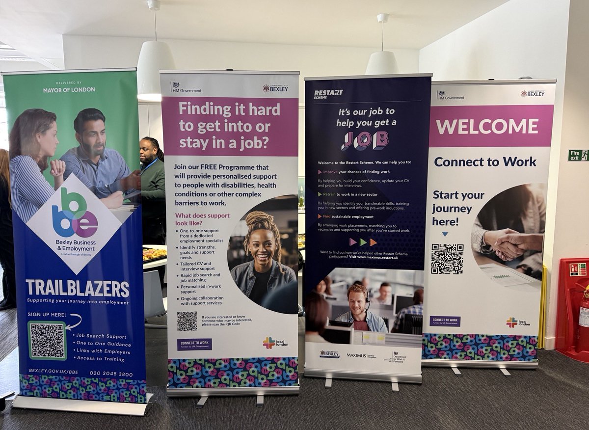 BexleyBE's tweet image. A huge thank you to Local London, all our staff, partners, employers and residents who attended our Changing Futures event. 

Your support helped create a day full of conversations, opportunities and new connections for local residents.

#ChangingFutures #BBE