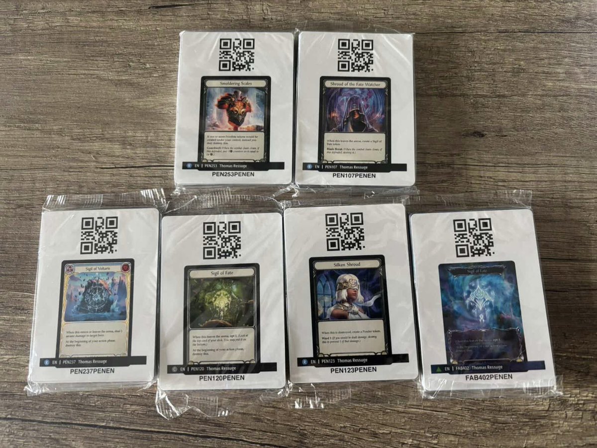 Drakepl90's tweet image. It’s a busy day!

Thomas Ressuge just got his #Fabtcg #artistproofs for Compendium of Rathe in! He’s a bit busy so give him some time.

He is offering 20€ for blank with signature or 70€ for a pencil sketch. 

His cards: fabrary.net/cards?query=ar…+
Insta: instagram.com/_tom_arts?igsh…