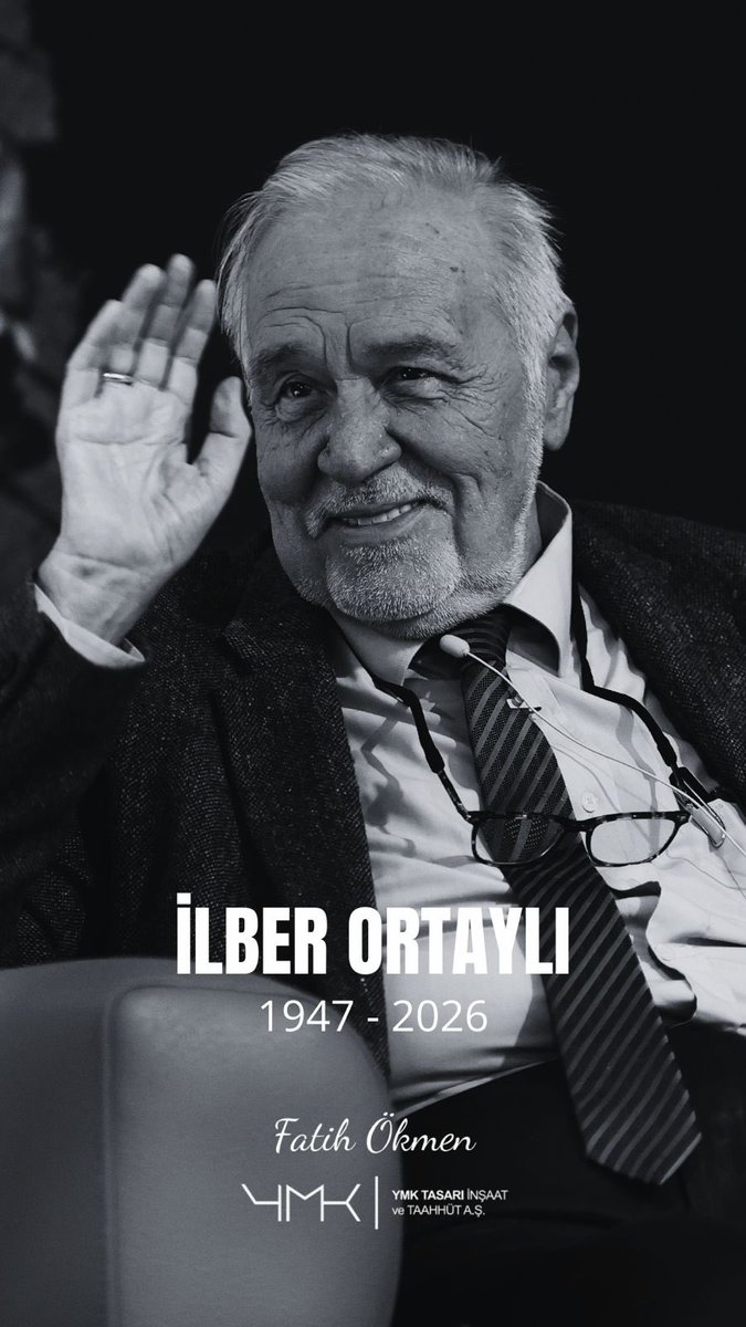 fatih_okmn's tweet photo. İlber Hoca’ya Allah’tan rahmet; ailesine, yakınlarına ve tüm sevenlerine başsağlığı diliyorum. 

Mekânı cennet olsun. #ilberortayli https://t.co/5tCxUzS5pt