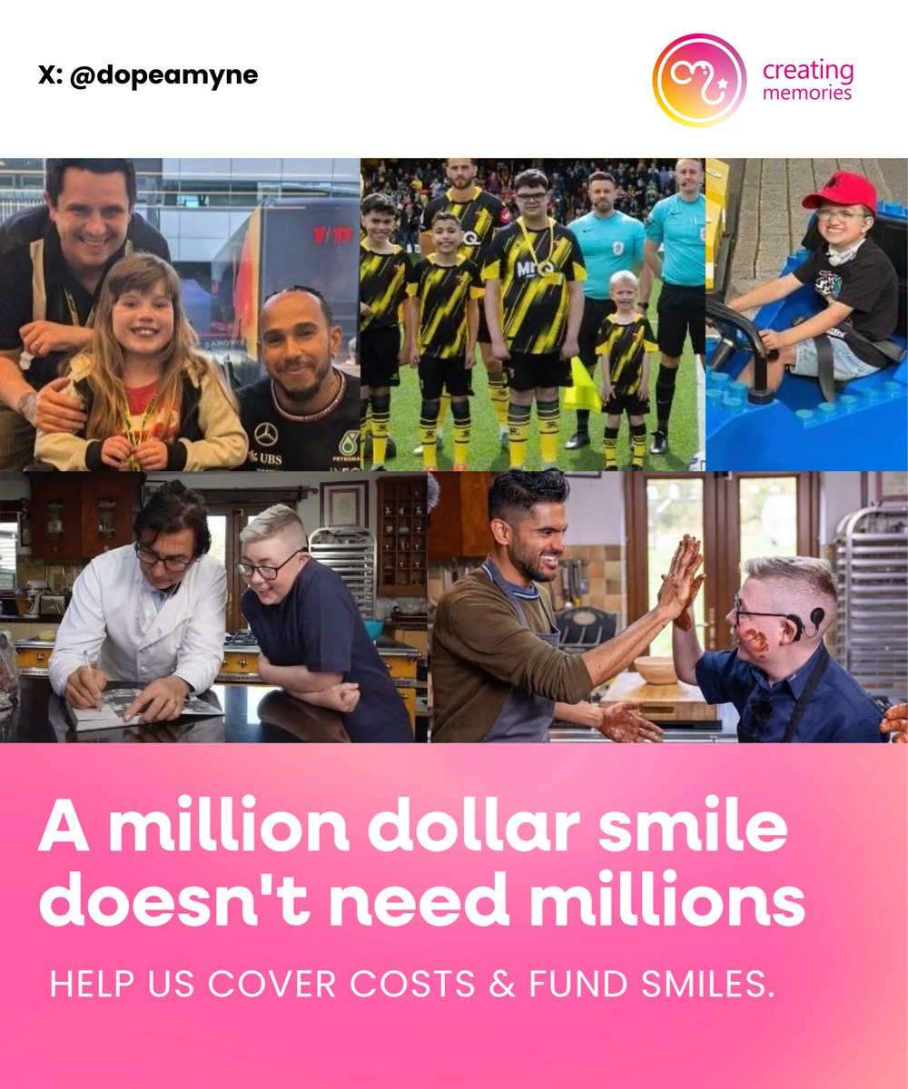 dopeamyne's tweet photo. OMB of the Day - 13/03/26 Create posters to encourage businesses to sponsor the #CreatingMemories charity to help grant wishes to children &amp; adults living with life-limiting or terminal illnesses.
@OneMinuteBriefs 
@CreatingMemori8 
https://t.co/JeItXySkgW https://t.co/Thxz6fwBVO