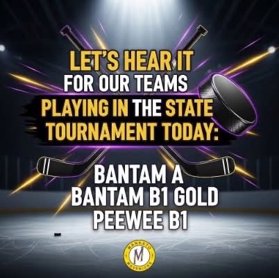 scarlet_hockey's tweet photo. Best of luck to our three youth hockey teams as they kick off State Tournament Play today!
#HangBanners #FutureScarlets #Family https://t.co/rde0FsXmaJ