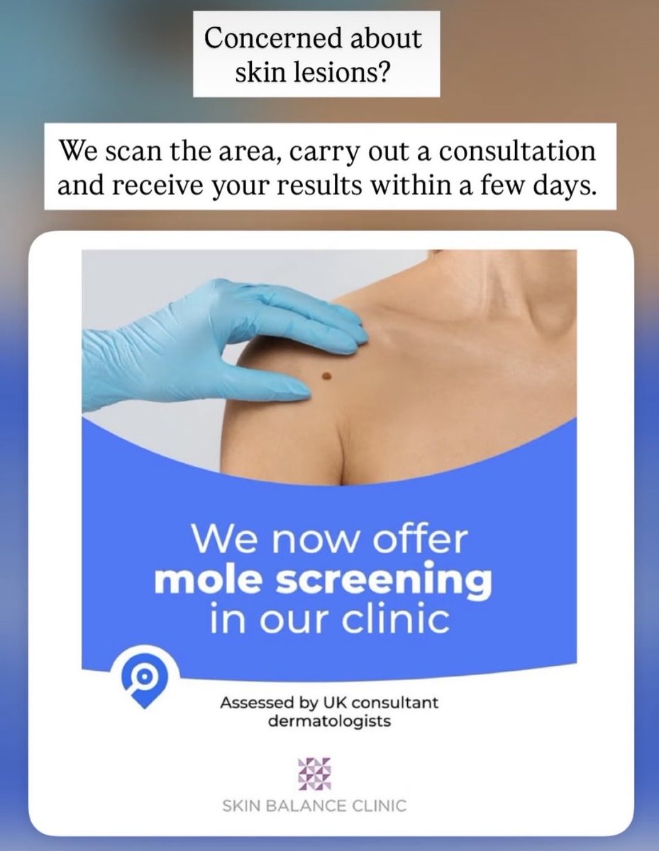 To book with Skin Balance Clinic:
tel: 01865 751111