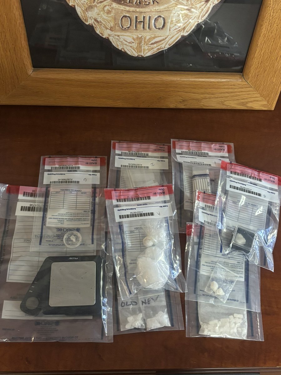Today the Salem Police Department assisted the Columbiana County Drug Task Force with a search warrant at 1158 Unit C. 

Officers recovered a large quantity of methamphetamine along with materials commonly used in the trafficking of narcotics.

This investigation remains ongoing.