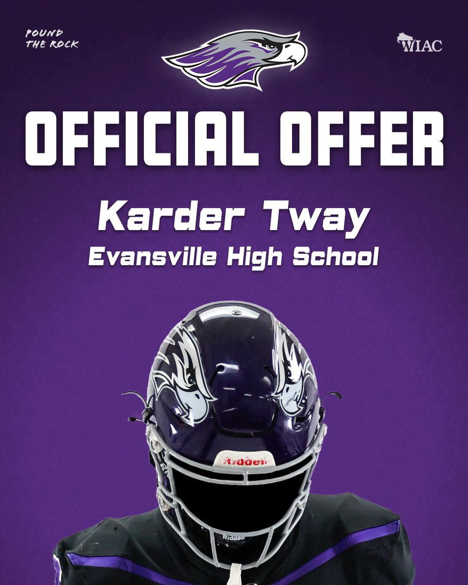TwayKarder27's tweet photo. Blessed to receive an offer from Whitewater University! @CoachRindahl https://t.co/dSEjpMVYzH
