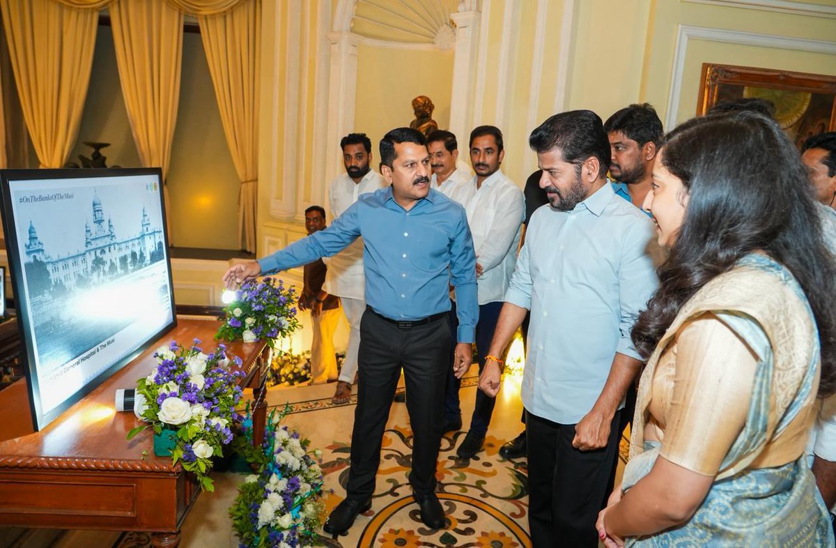 revanth_anumula's tweet photo. హైదరాబాద్ నగర నాగరికత, సాంస్కృతిక వారసత్వాన్ని భవిష్యత్తు తరాలకు అందించాలన్న సంకల్పంతో, మురికి కూపంగా మారిన మూసీ నదిని పునరుజ్జీవింప చేయాలన్న గొప్ప తలంపుతో, మూసీ దిగువన ఉన్న ఉమ్మడి  నల్గొండ జిల్లా ప్రజల కాలుష్య వెతలకు శాశ్వత పరిష్కారం ఇవ్వాలన్న మానవత్వంతో ప్రజా ప్రభుత్వం ప్రతిష్ఠాత్మక “మూసీ పునరుజ్జీవం - రివర్ ఫ్రంట్ డెవలప్మెంట్” ప్రాజెక్టు తలపెట్టింది.  

ఈ ప్రాజెక్టు పై కొందరు వ్యక్తులు, ప్రతిపక్ష పార్టీల నాయకులు అసత్యాలు, అర్ధ సత్యాలతో ప్రజలను గందరగోళానికి గురిచేస్తున్న నేపథ్యంలో పవర్ పాయింట్ ప్రజెంటేషన్ ద్వారా ప్రజలకు వాస్తవాలు వివరించే ప్రయత్నం చేశాం.

ప్రముఖులు, పర్యావరణవేత్తలు, మీడియా ప్రతినిధులు, ప్రజా సంఘాల సమక్షంలో ప్రభుత్వ విజన్ ను, వాస్తవ అంశాలను స్పష్టంగా తెలంగాణ సమాజం ముందు ఆవిష్కరించాం. 

ఈ రోజు “MUSI INVITES”  పేరుతో 
కార్యక్రమం నిర్వహించి మా ఆలోచనను సమాజం ముందు పెట్టాం. మూసీ పునరుజ్జీవం ఇప్పుడు ఛారిత్రక అవసరం. మా ప్రభుత్వం ప్రజలను నొప్పించి, పేదలను ఇబ్బంది పెట్టి ఏ పని చేయదు. ప్రతి అభివృద్ధి వెనుక కొంత మందికి ఇబ్బంది కలగడం సహజం. ఆ ఇబ్బందులకు పరిష్కారం చూపించడానికి మేం సిద్ధంగా ఉన్నాం. ఆ పరిష్కారం పై ఎవరు సలహాలు, సూచనలు ఇచ్చినా తీసుకోవడానికి మేం సిద్ధం.

మూసీ పరీవాహకంలో మురికి వాడల్లో పేదలు ఆత్మగౌరవాన్ని వదులుకుని బతకాలా!? వారు స్వచ్ఛమైన, ఆరోగ్యవంతమైన వాతావరణంలో జీవించాలన్నది మా ఆకాంక్ష. నది పునరుజ్జీవనంతో పాటు, పేదలకు ఆత్మగౌరవంతో కూడిన పునరావాసం కల్పించడానికి సిద్ధం గా ఉన్నాం. 

మూసీ ప్రక్షాళన విషయంలో ప్రజల్ని ఆందోళనకు గురిచేసేలా కొంతమంది ఉద్దేశ పూర్వకంగా, మరికొందరు అసంపూర్ణ సమాచారంతో అర్ధసత్యాలను ప్రచారం చేస్తున్నారు.

అధికారాన్ని కాపలాదారుగా వినియోగిస్తాం తప్ప, ప్రజలపై ఆధిపత్యం చెలాయించడానికి కాదు అనేది మా ప్రభుత్వం నమ్ముతుంది.

చరిత్ర నుండి పాఠాలు నేర్చుకుని, భవిష్యత్ కు ప్రణాళికలు వేసుకోవడం విజ్ఞుల లక్షణం. మూసీ విషయంలో రాజకీయాలకు అతీతంగా అందరూ సహకరించాలి. అందరి సహకారంతో ఈ ప్రాజెక్టును పూర్తి చేసుకుందాం.

#MusiRejuvenation
#MusiRiverfront
#Hyderabad
#CleanMusi
#TelanganaDevelopment