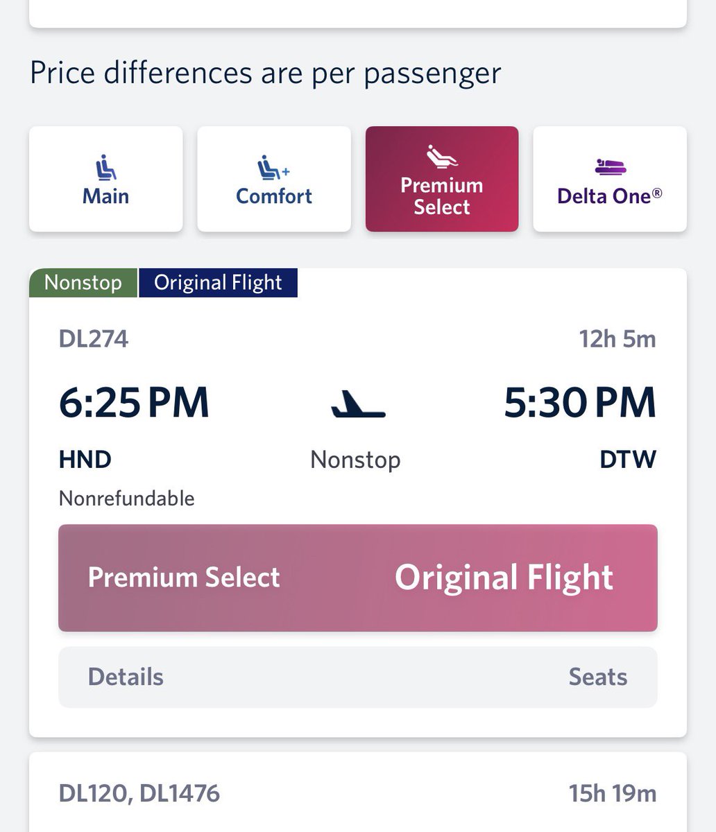 katieyaeom's tweet photo. That feel when it costs more to downgrade than your original flight 🥹😏 https://t.co/wHWUcgwqax