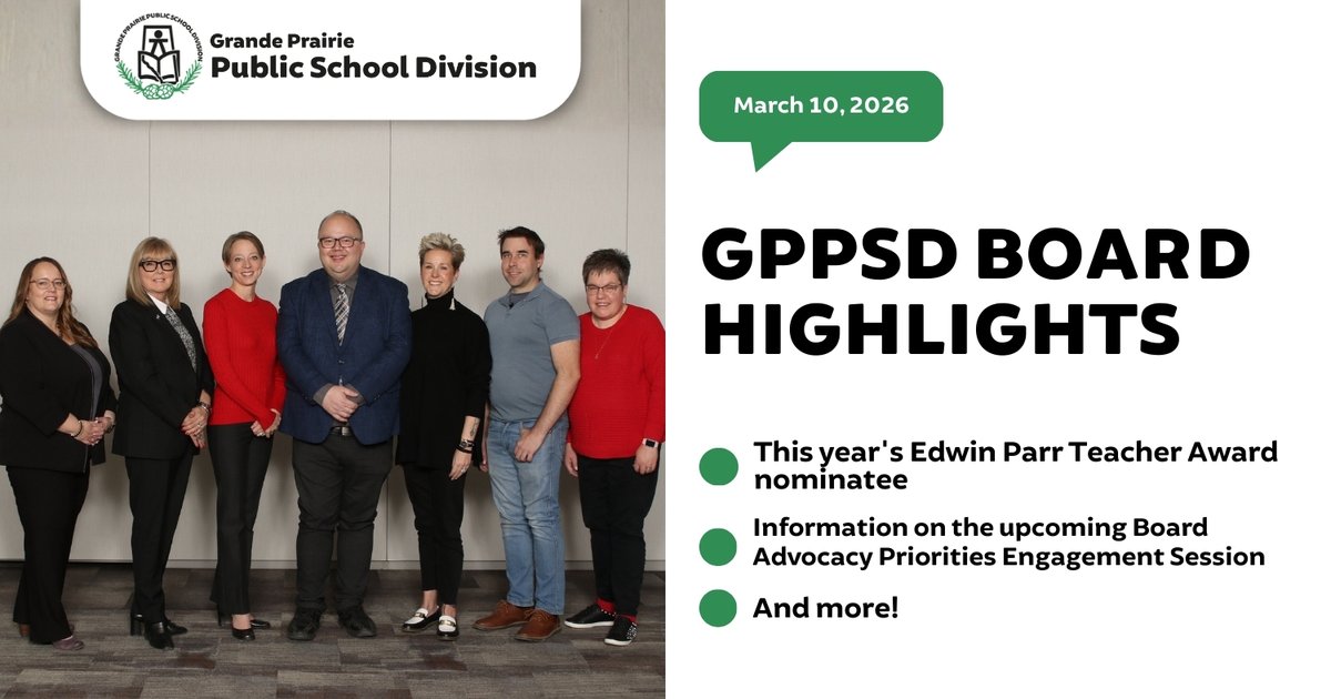 GPPSD2357's tweet photo. GPPSD Board Highlights are here! Check out the latest updates from the March 10, 2026, Board Meeting:
Read the full update: https://t.co/7HvIzcSbiW
Watch the meeting video: https://t.co/hCkMYVRfw0
Catch up on past highlights: https://t.co/kem2UQEAnn https://t.co/egMgK5QOSO